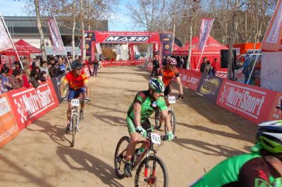 Absalon y Fullana en la presentaci�n del Superprestigio Massi 