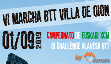 VI Marcha BTT Villa de Oion-Cto Euskadi XCM 2019